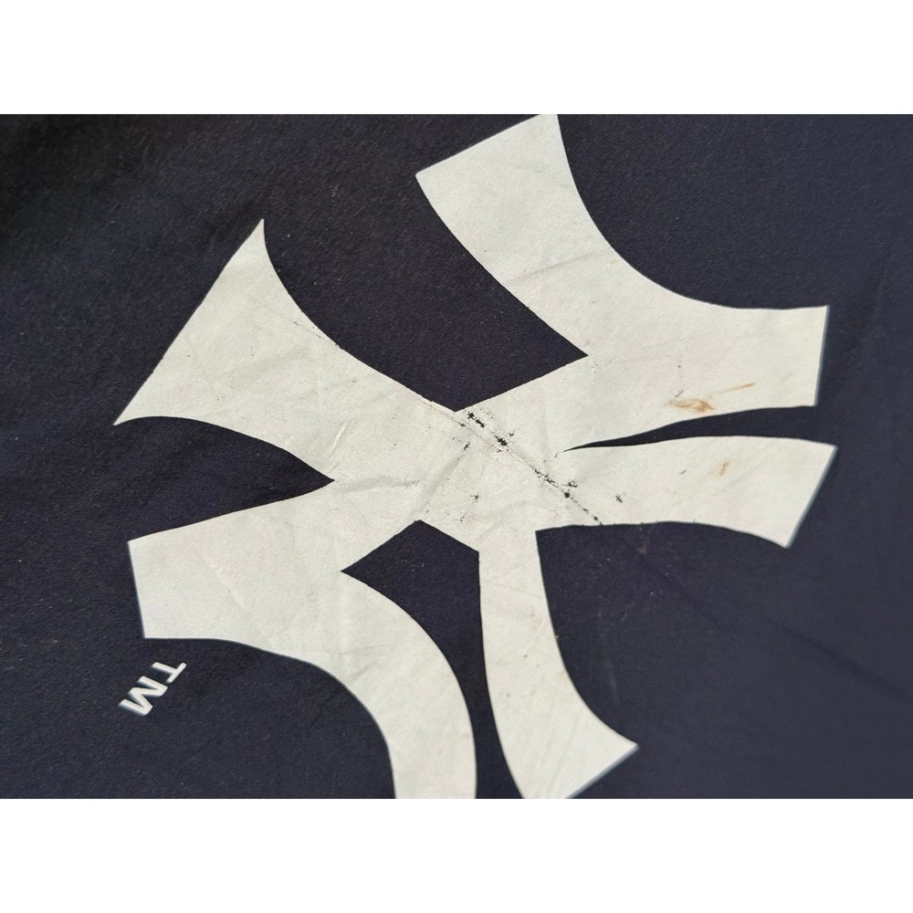 Navy Blue New York Yankees MLB Baseball Folding Umbrella Logo